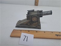 Vintage Manoil Artillery Piece Made in USA