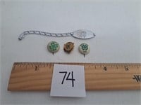 Vintage 4H Pins and Bracelet