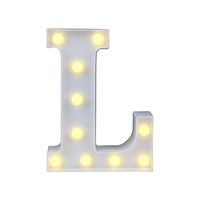 LED Letter Lights, Warm White Marquee Alphabet