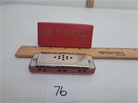 Vintage W. Kratt Pitch Pipe Made in USA