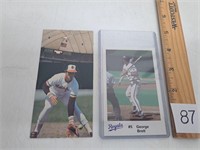 Cal Ripken and George Brett Cards 1985 & 92