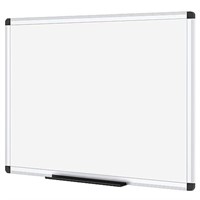 VIZ-PRO Magnetic Whiteboard/Dry Erase Board, 48 X