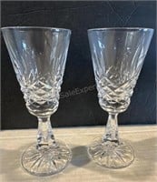 WATERFORD Pair of Cordial Glasses