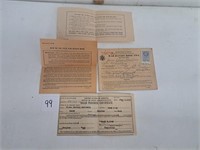 WW2 Ration Book Items