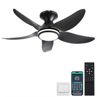 Kviflon Ceiling Fans with Lights and Remote/APP