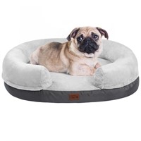 pettycare Memory Foam Dog Beds with Sides for
