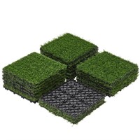 Yaheetech 12" x 12" Artificial Grass, Turf Tiles