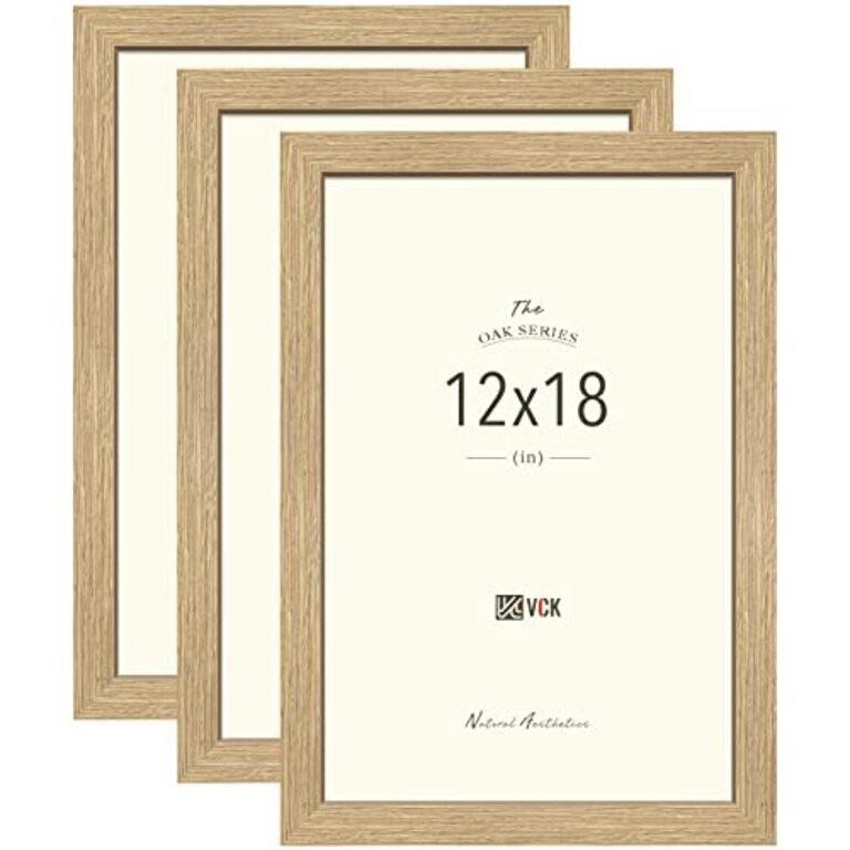 VCK 12x18 Poster Picture Frame Set of 3 - Beige