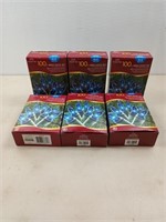 Six 100 count mini light sets new in box