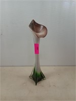 16 inch art glass vase