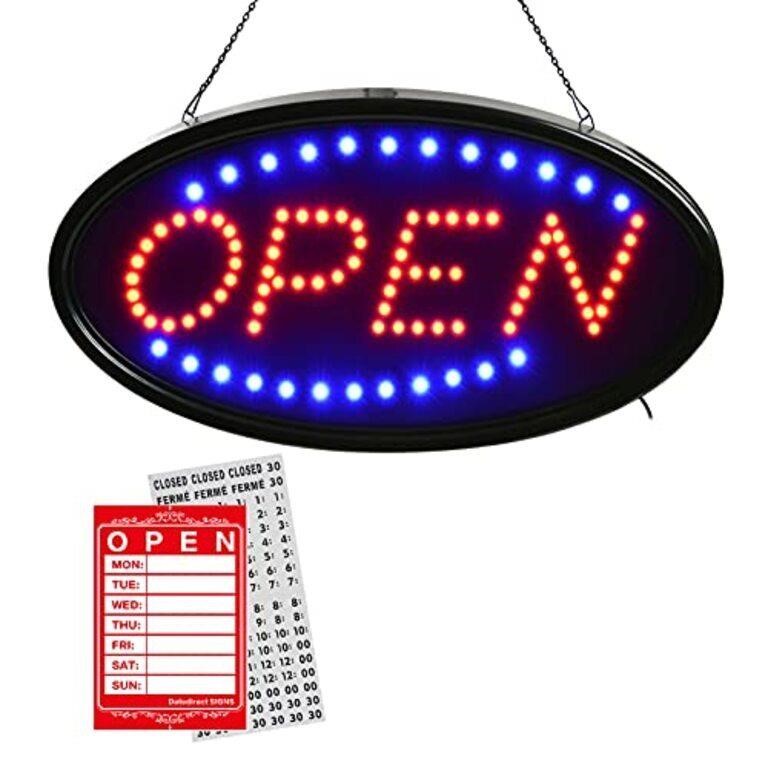 Open LED Sign,LED Business Open Sign Include