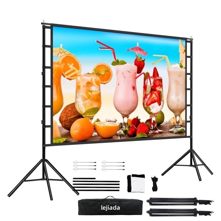 11-Foot Projector Screen and Stand,150 inch