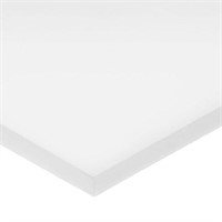 HDPE Plastic Sheet - 1/16" Thick x 12" Wide x 24