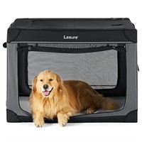 Lesure Soft Collapsible Dog Crate - 42 Inch