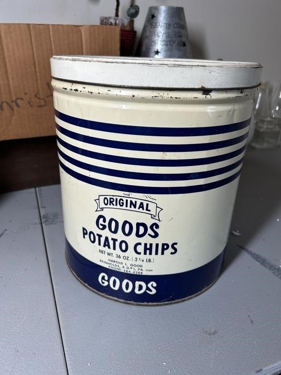 Goods Potato Chip Tin