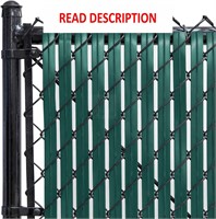 $47  4-ft Chain-Link Fence Blade Slats  Green