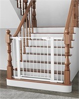 Cumbor 29.7"-40.6" Baby Gate for Stairs, Dog Gat