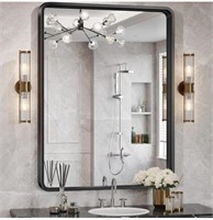 24x36inch Brightify Black Bathroom Mirror for