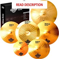 $190  7pc Sultans Drum Cymbals | 14  16  18  20