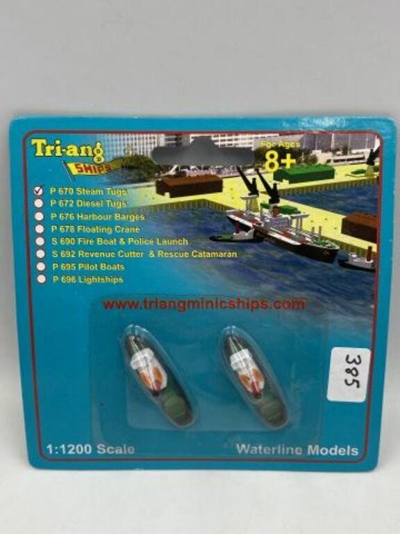 TRI-ANG SHIPS STEAM TUG BOATS  (USED FOR MARINE