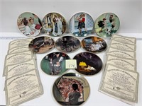 Norman Rockwell Coming of Age Collector Plates