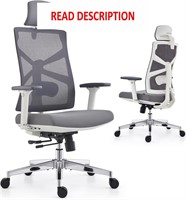 $210  HOLLUDLE Ergonomic Office Chair  White