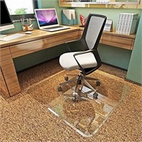 Premium Tempered Glass Chair Mat with Exclusive