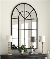 NXHOME Arched Window Finished Metal Mirror,