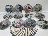 Lena Liu Natures Poetry Collector Plates Full Set