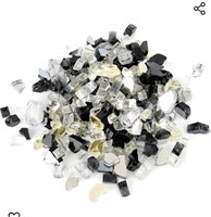 GFTIME Fire Glass for Fire Pits 10-Pounds 1/2
