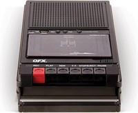 QFX RETRO-39 Shoebox Tape Recorder with USB