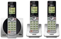 VTech DECT 6.0 Three Handset Cordless Phone with C