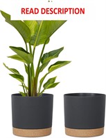 $50  Kubvici Indoor Plants Pots  2 Pack  12 Inch