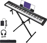 Starfavor Semi-weighted Piano Keyboard 88 Keys wit