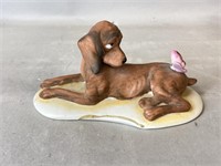 Porcelain Dog Figurine