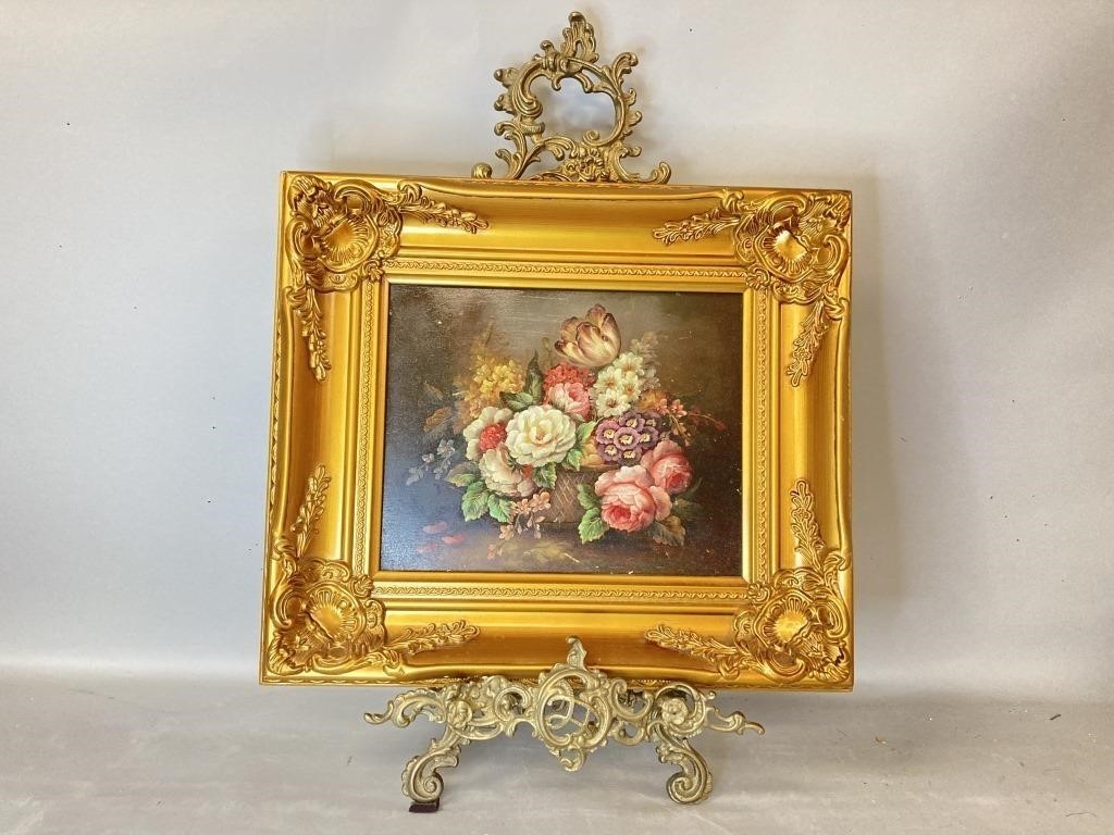 Decorative Oil Painting with Stand