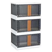 Storage Bins with Lids - Collapsible Storage Bins,