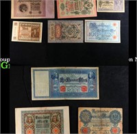 Group of 9 Early 1900's Russioan Hyperinflation No
