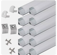 LED Aluminum Channel V-Shape 10-Pack 6.6FT for