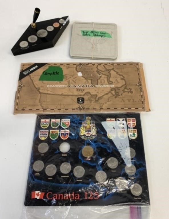 Assorted Coin Collector Sets Plus