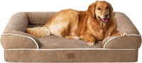 EHEYCIGA Memory Foam XL Dog Bed with Sides, Waterp
