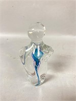 Swirl Figure Glass Paperweight
