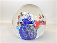 Unmarked Fish Glass Paperweight