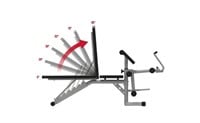 FitRx Weight Bench with Squat Rack,