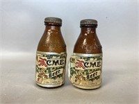 Vintage Beer Bottle Salt and Pepper Shakers