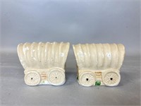 Vintage Wagon Salt and Pepper Shakers