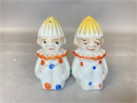 Vintage Porcelain Figure Salt and Pepper Shakers