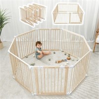 Baby Playpen & Baby Gate for Toddler and Babies, F