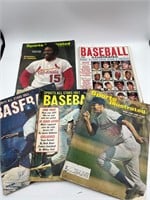 1960s vintage baseball magazines