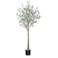 SOGUYI 5ft Artificial Eucalyptus Tree, Fake Eucaly